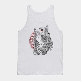 Wolf shaman girl Tank Top